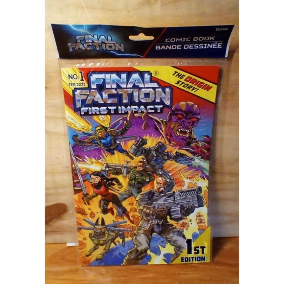 Final Faction First Impact No. 1 Feb 2022 Origin Story! 1st Edition Mint HTF MIP - Picture 1 of 2